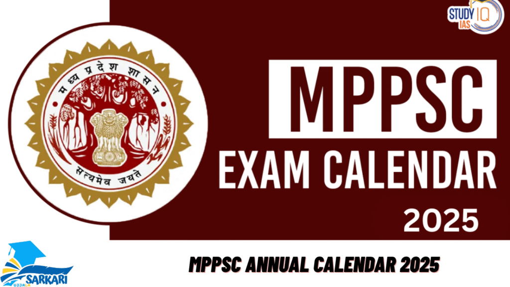 MPPSC Annual Calendar 2025
