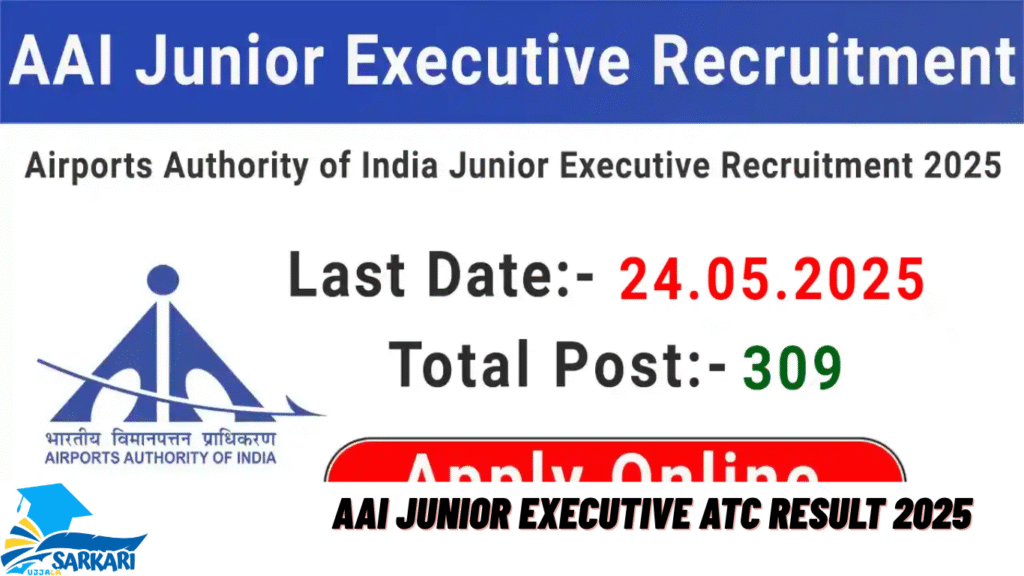 AAI Junior Executive ATC Result 2025