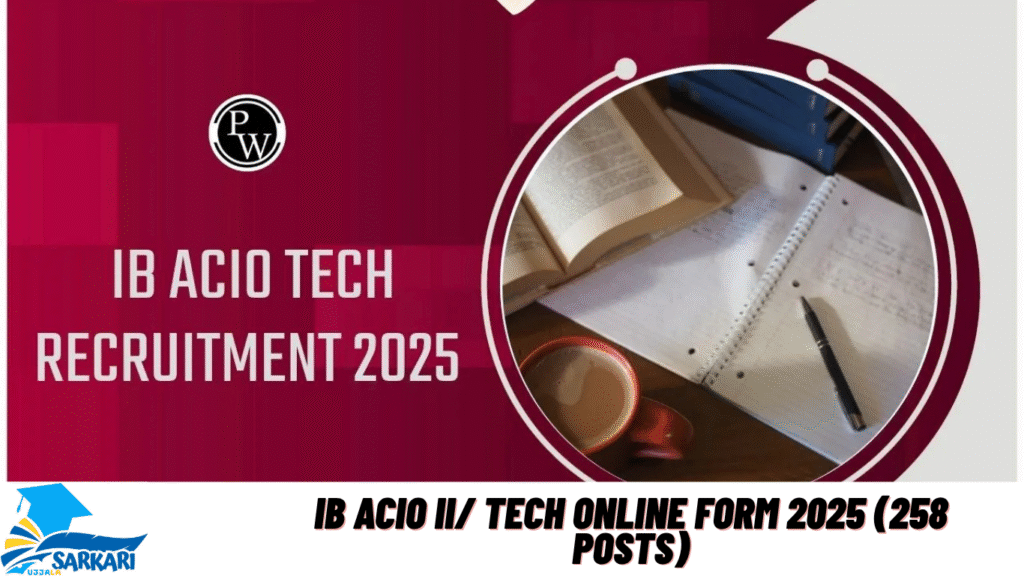 IB ACIO II/ Tech Online Form 2025 (258 Posts)