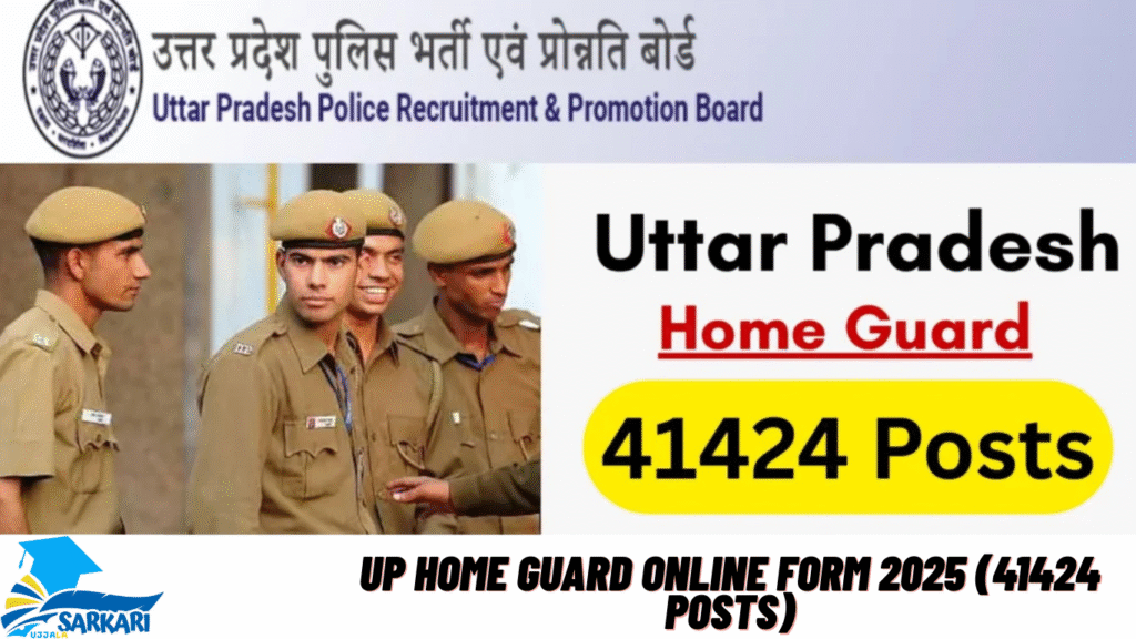 UP Home Guard Online Form 2025 (41424 Posts)