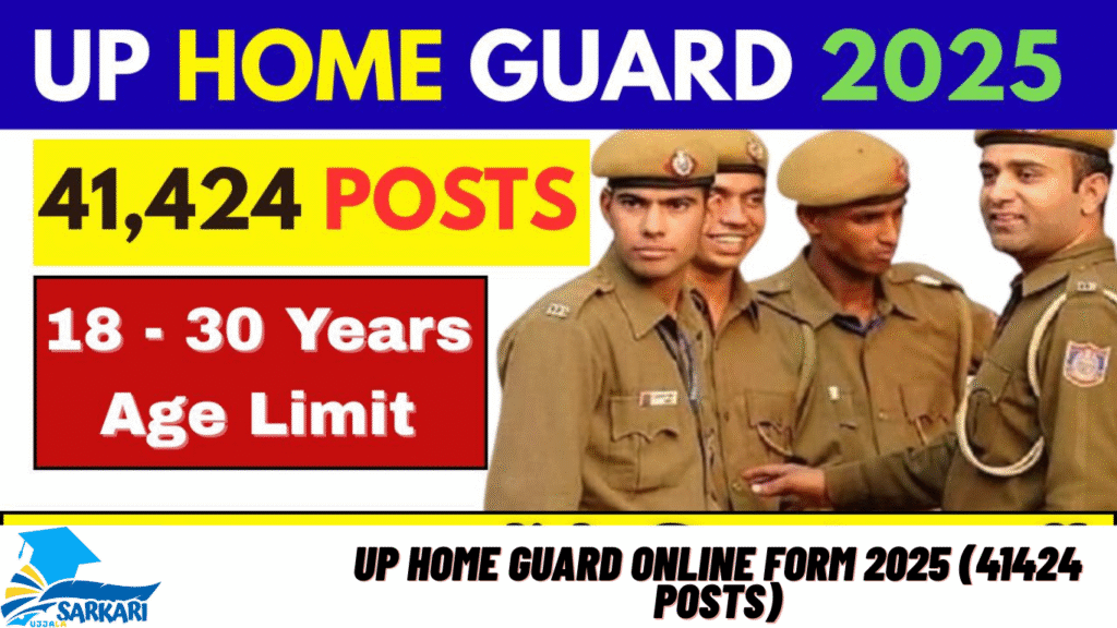 UP Home Guard Online Form 2025 (41424 Posts)