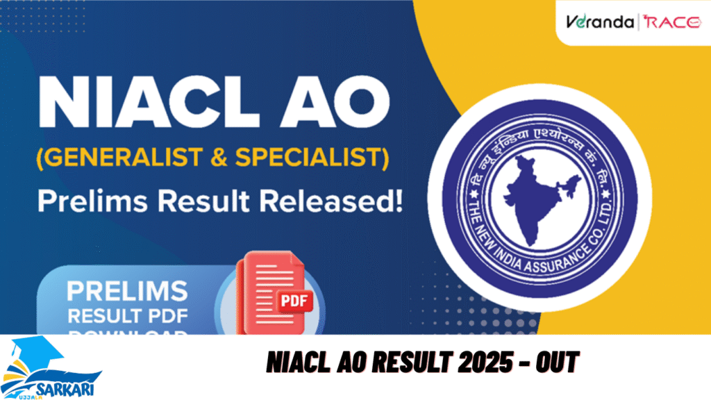 NIACL AO Result 2025 – Out