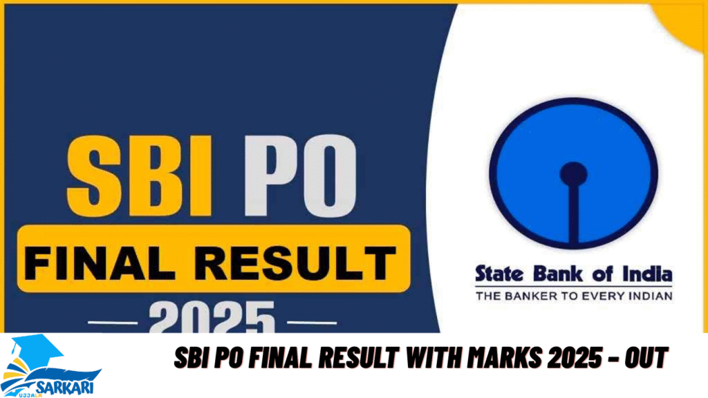SBI PO Final Result With Marks 2025 – Out