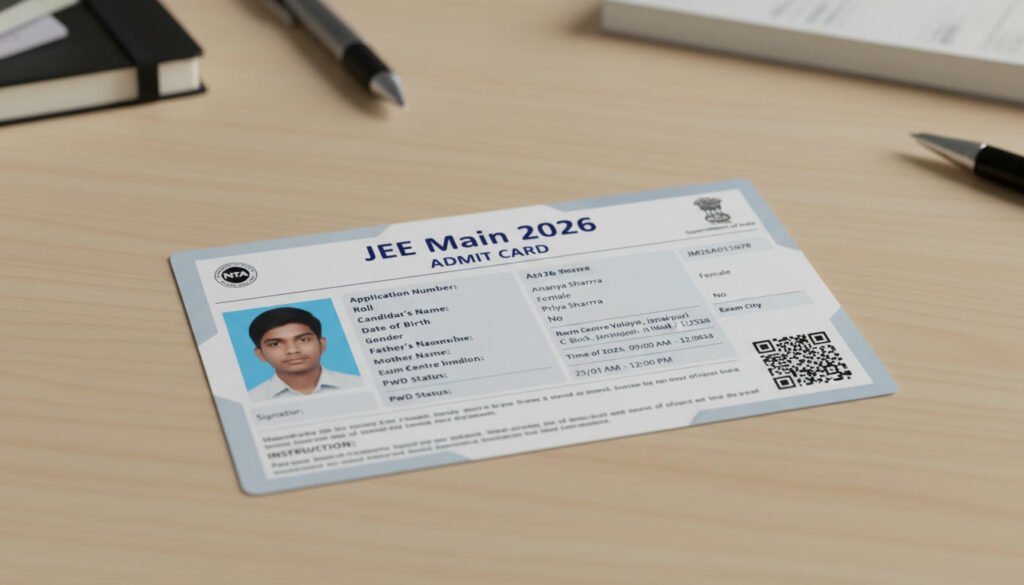NTA JEE Main Session 1 Admit Card 2026 – Out